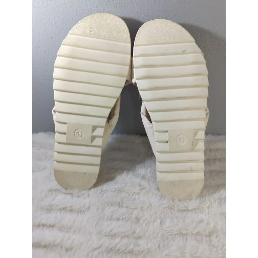 Universal Thread Women's Dena Knotted Espadrille Sandals Off‎ White Size 6 1/2
